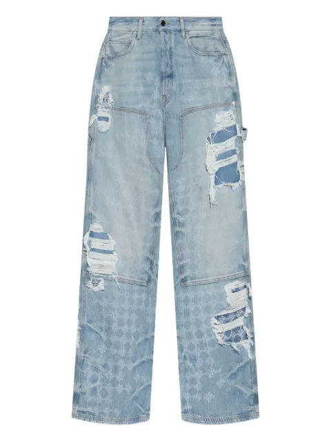 AMIRI distressed patchwork jeans