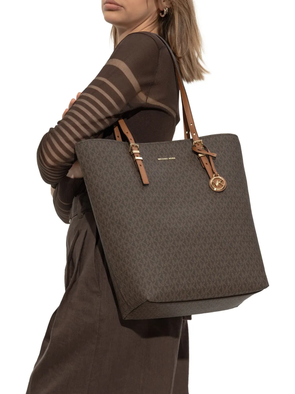 Michael Michael Kors logo-pattern tote bag | Image 2