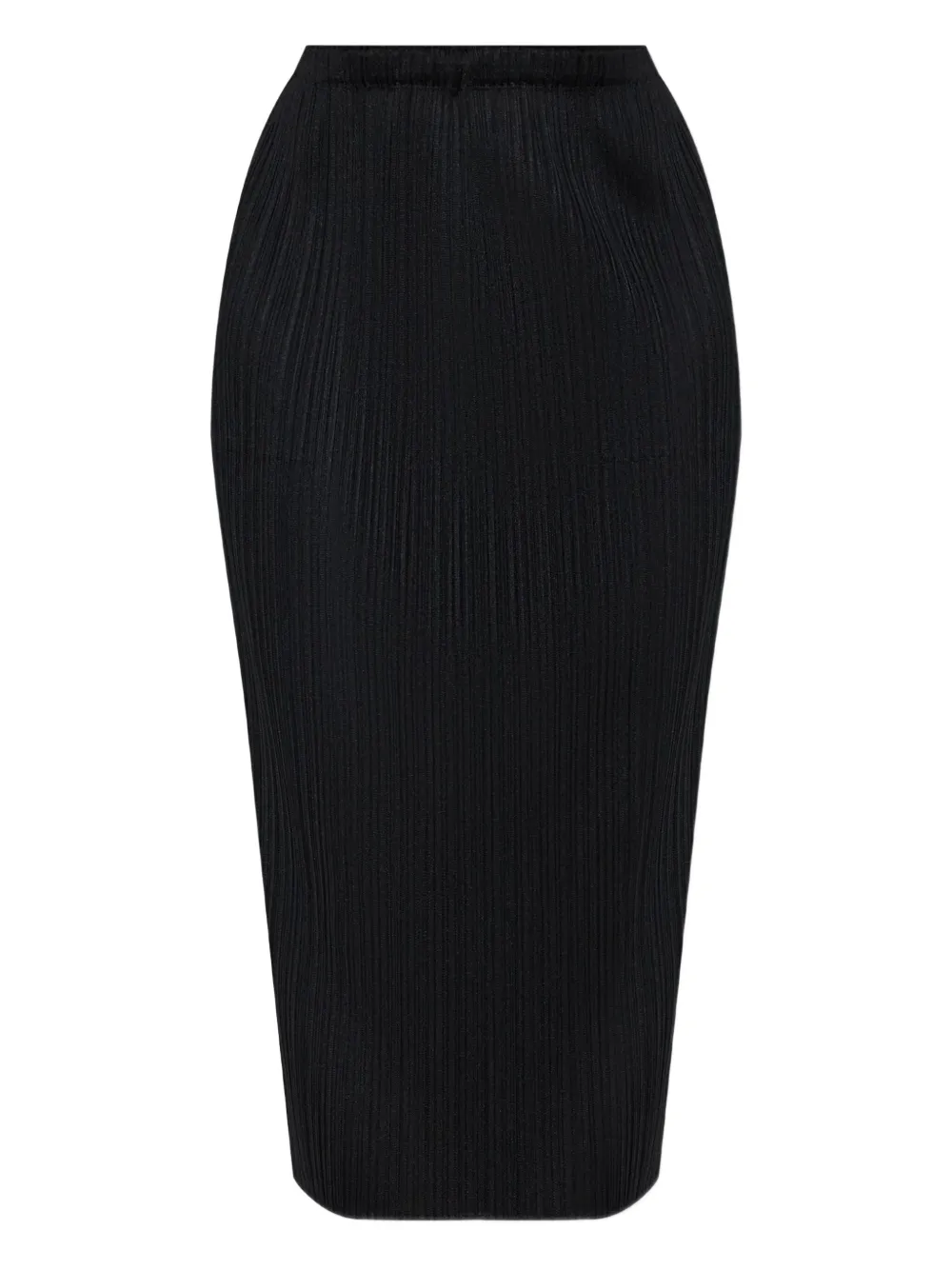 Pleats Please Issey Miyake Midi-plooirok Zwart