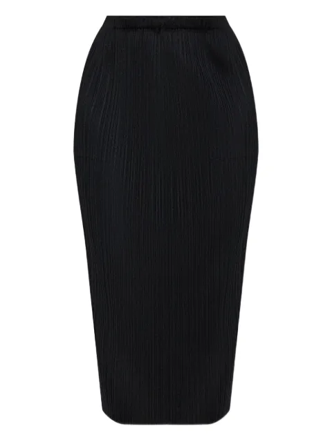Pleats Please Issey Miyake pleated midi skirt