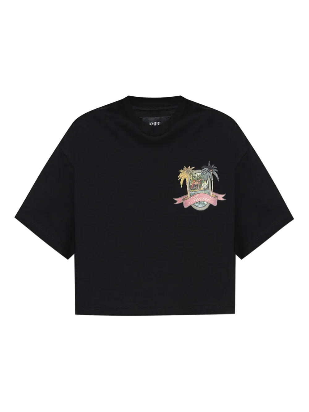 Amiri Graphic-print Cropped T-shirt