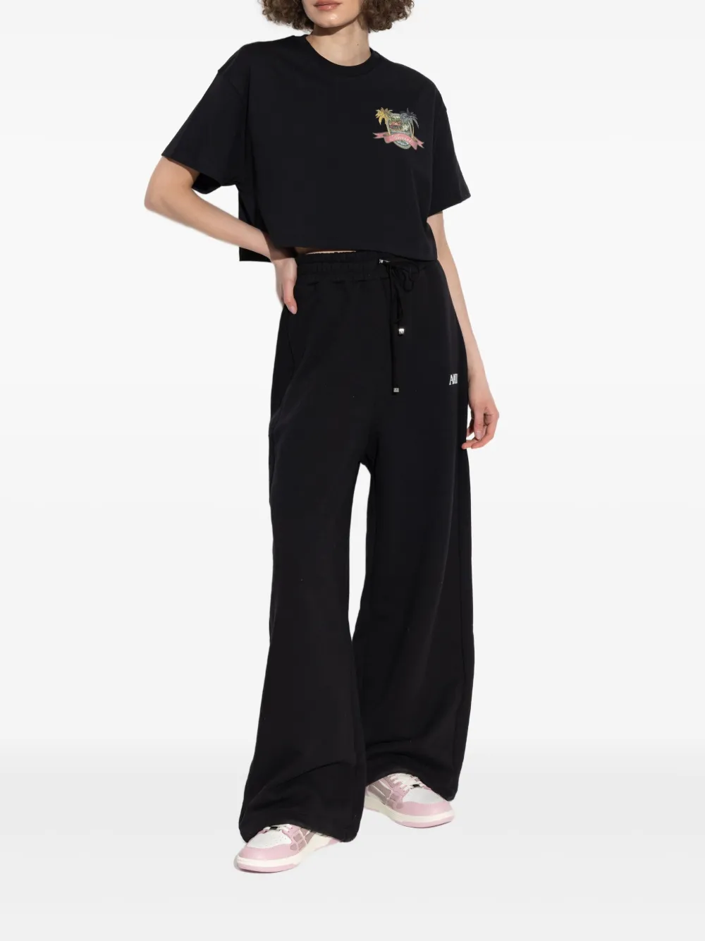 AMIRI T-shirt met grafische print Zwart