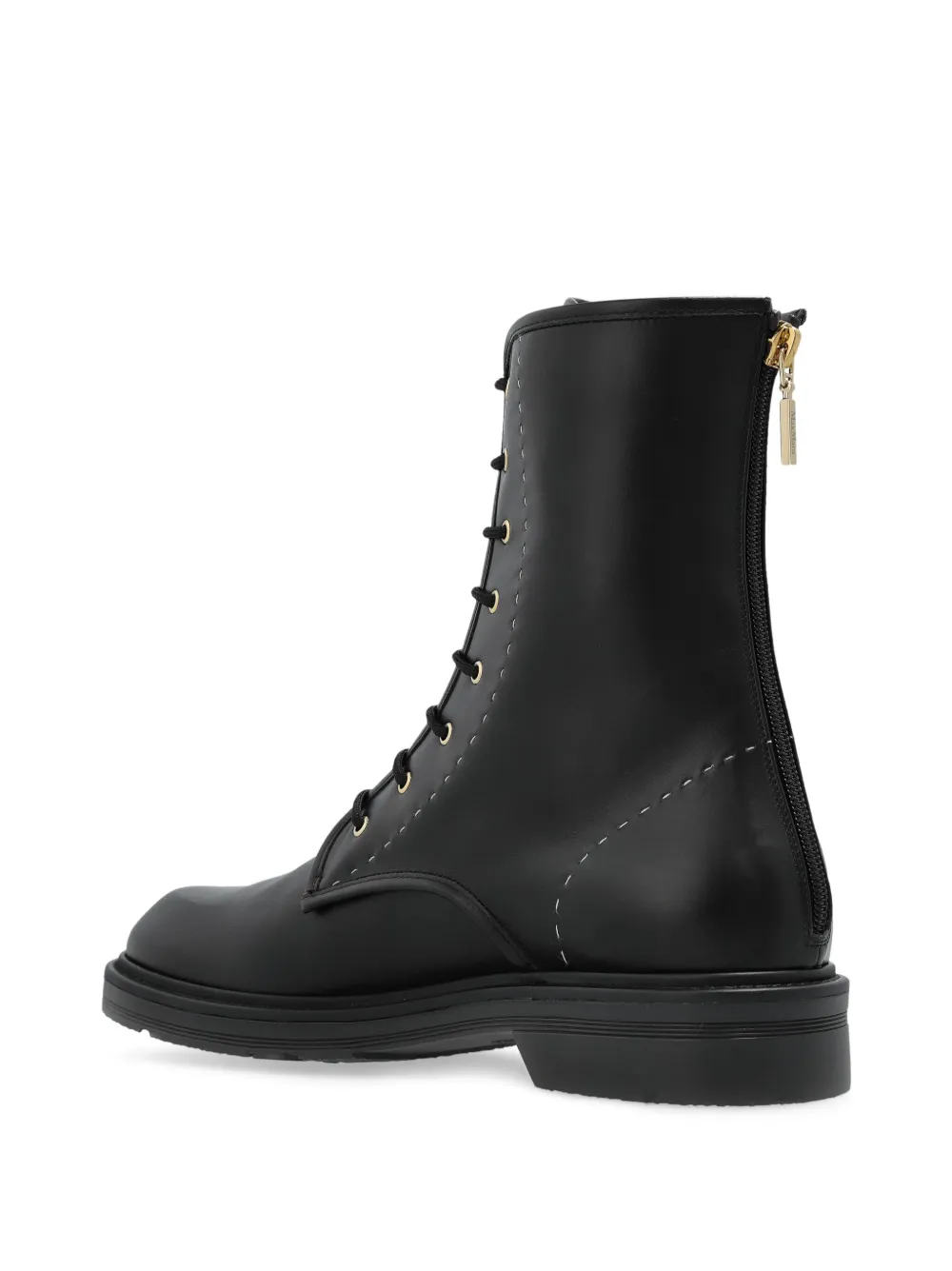 Max Mara Combat boots met veters Zwart