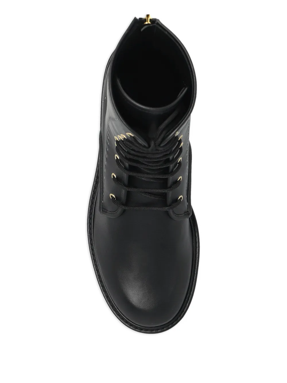 Max Mara Combat boots met veters Zwart