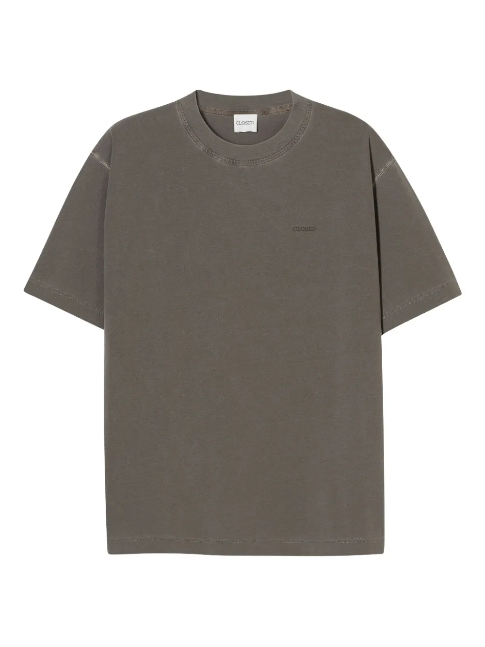 washed crew-neck t-shirt