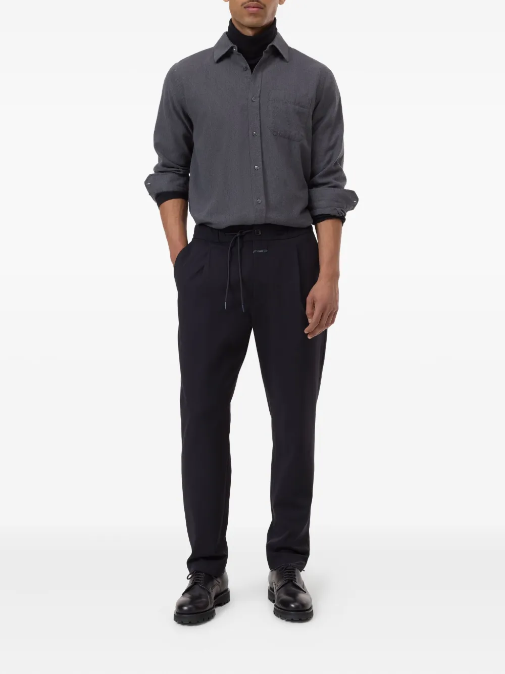 Closed long-sleeve button-up shirt | Image 2
