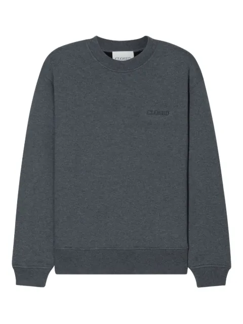 Closed crew-neck sweatshirt