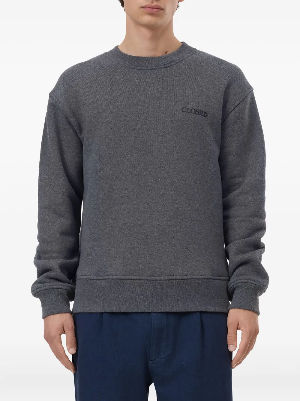 Closed Crew-neck Sweatshirt In Gray