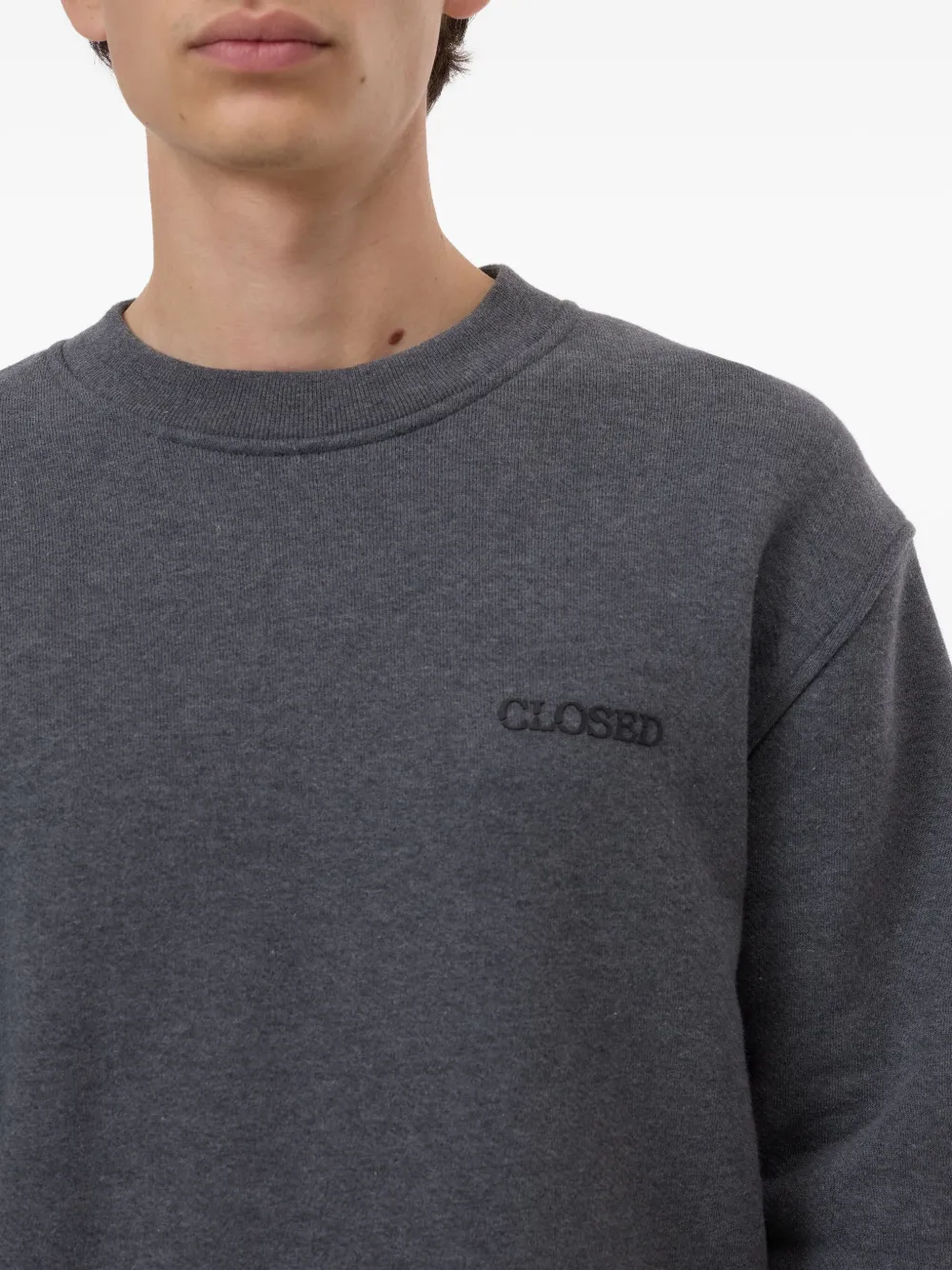 Closed Crew-neck Sweatshirt In Gray