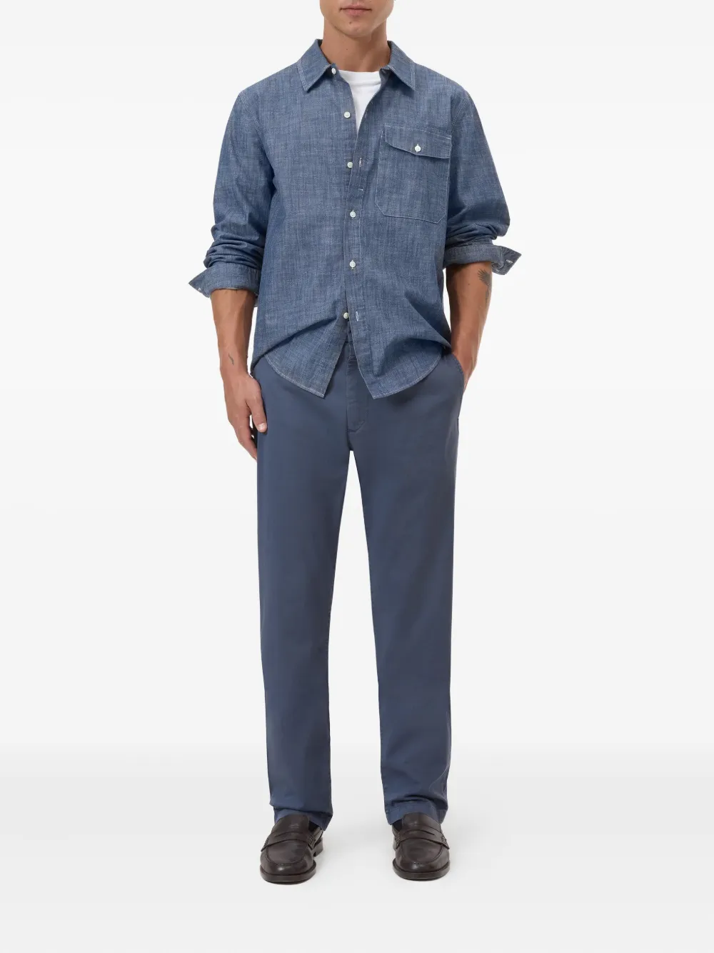 Closed Tacoma tapered trousers Blauw