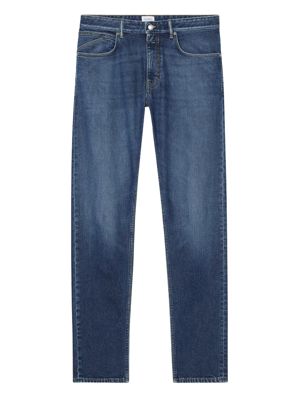 Closed Cooper True jeans met vervaagd effect Blauw