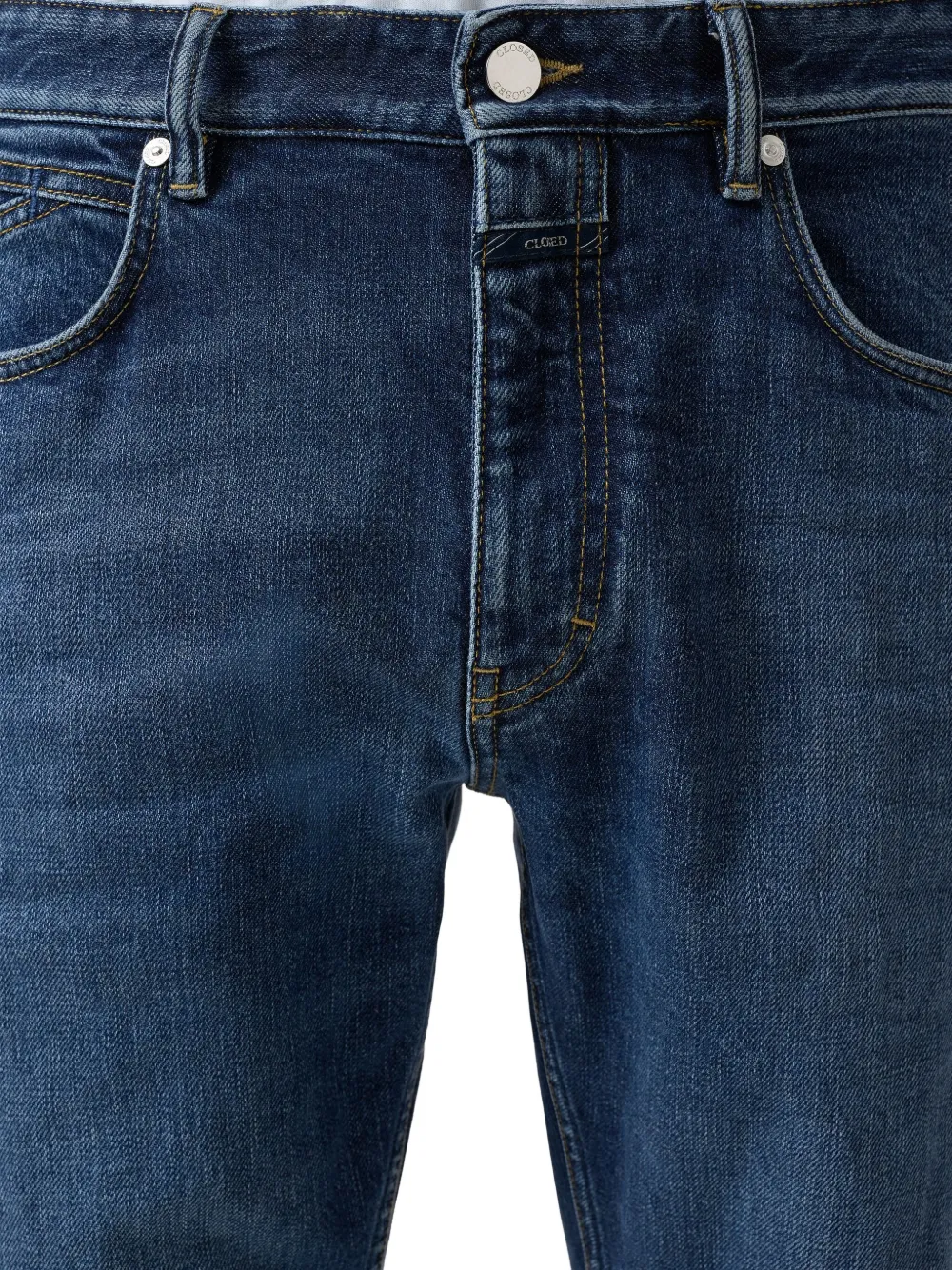 Closed Cooper True jeans met vervaagd effect Blauw