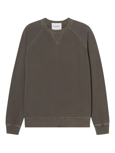 Closed raglan-sleeve sweatshirt