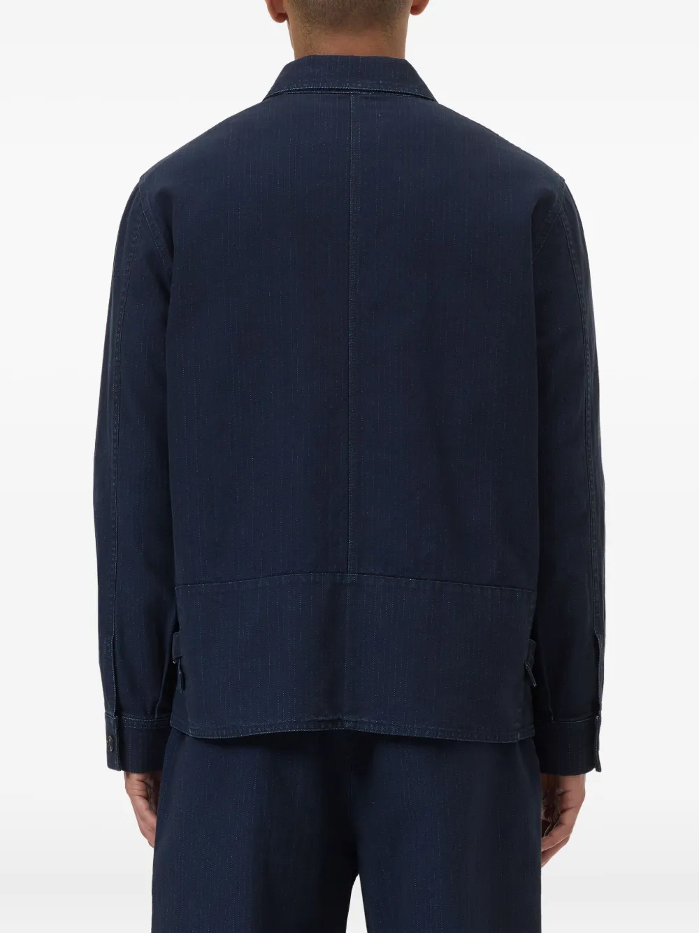 Closed Button-up denim overhemd Blauw