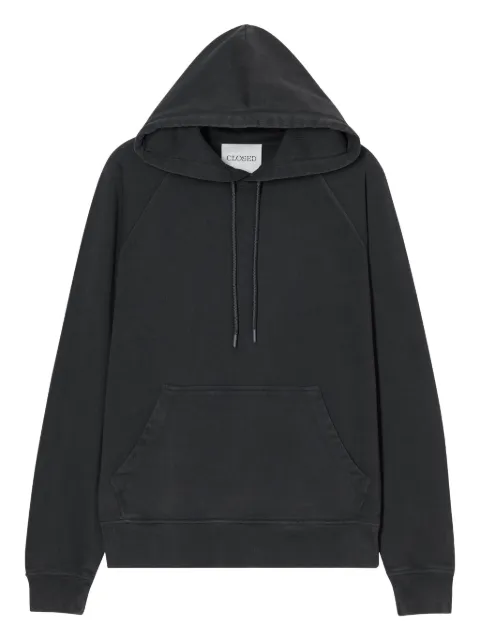 Closed cotton hoodie