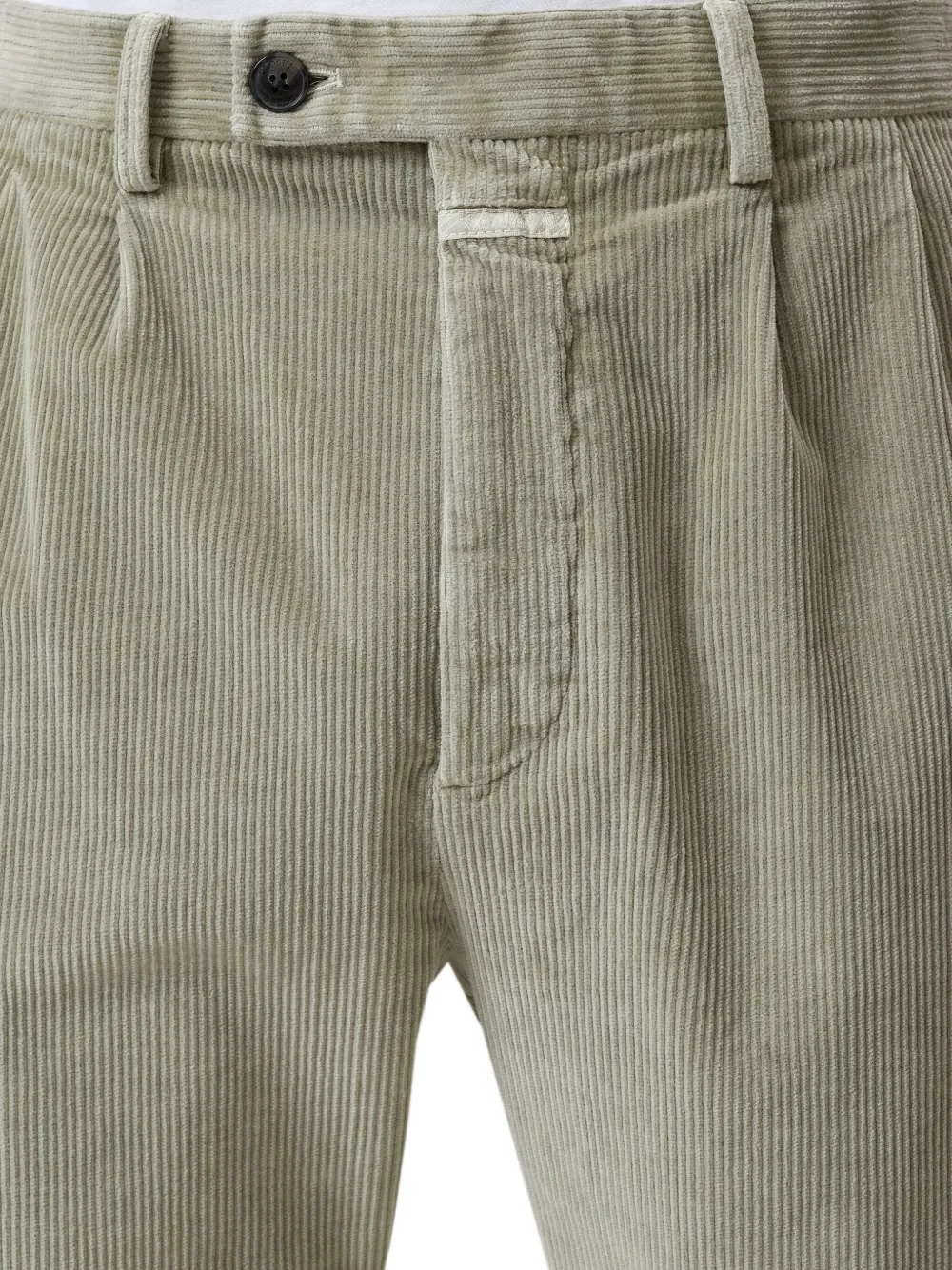 Closed Bergen ribfluwelen broek Groen