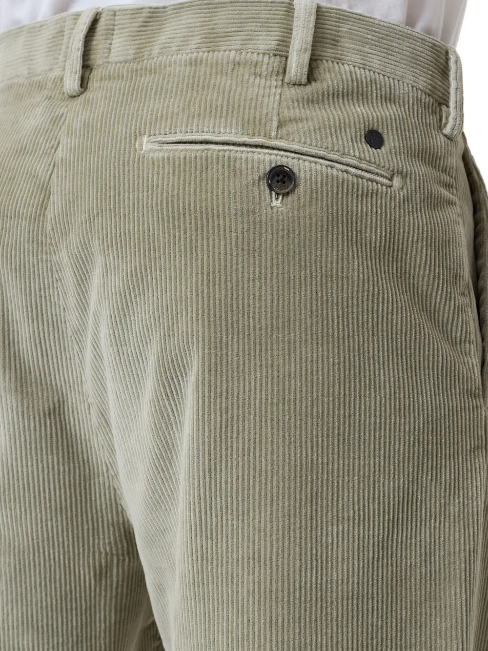 Closed Bergen ribfluwelen broek Groen