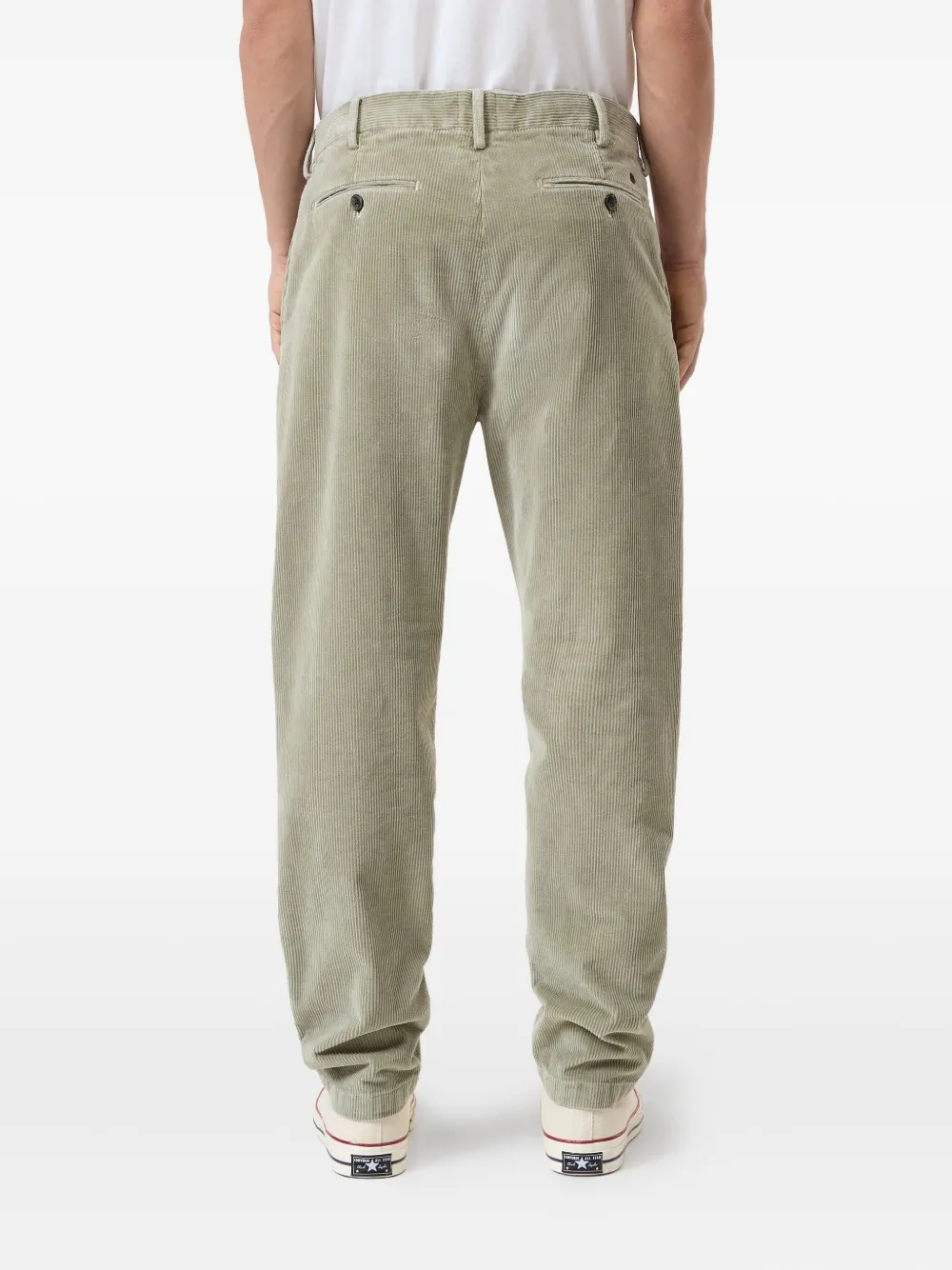 Closed Bergen ribfluwelen broek Groen