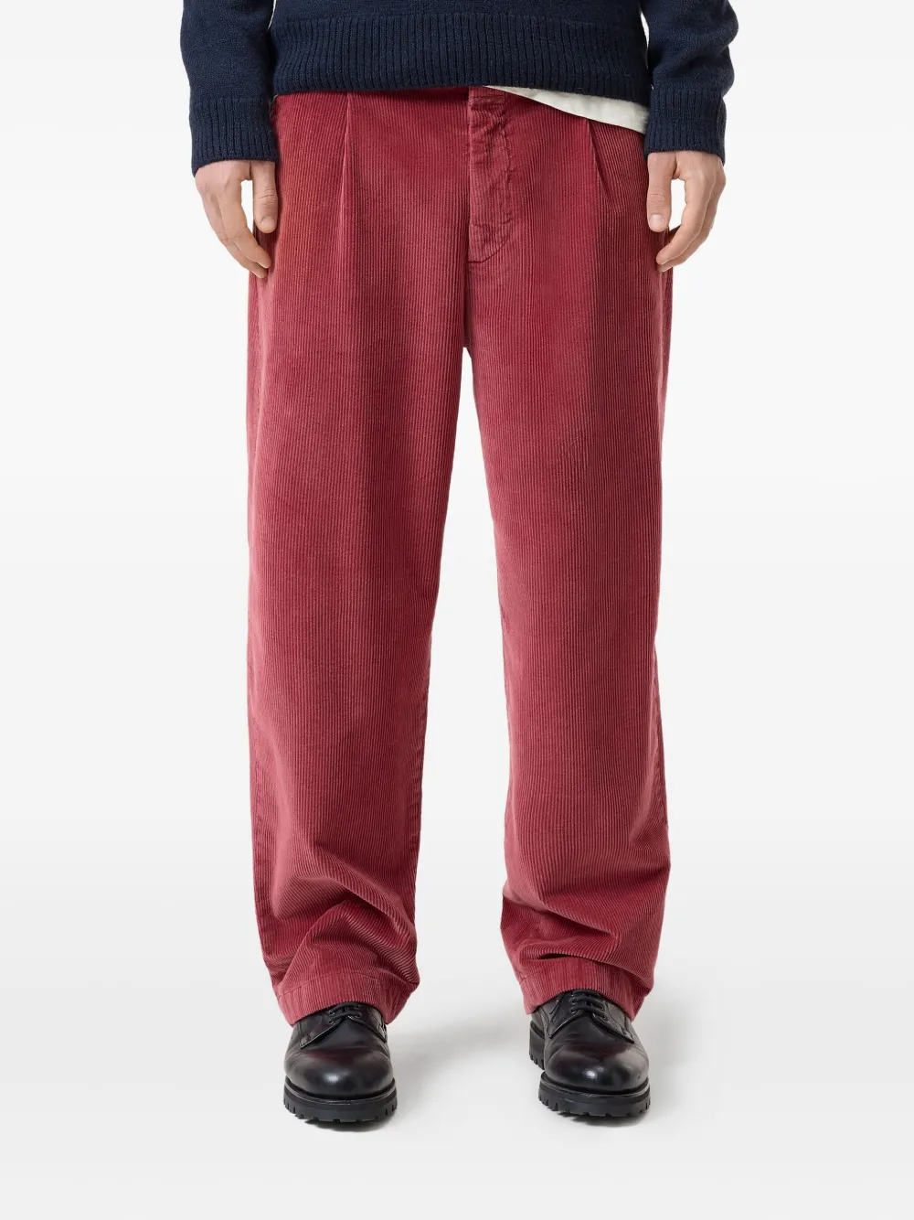 Closed Blomberg ribfluwelen broek - Rood