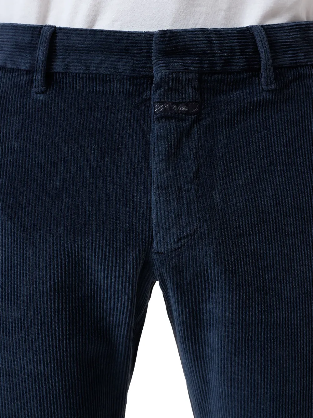 Closed Clifton ribfluwelen broek Blauw