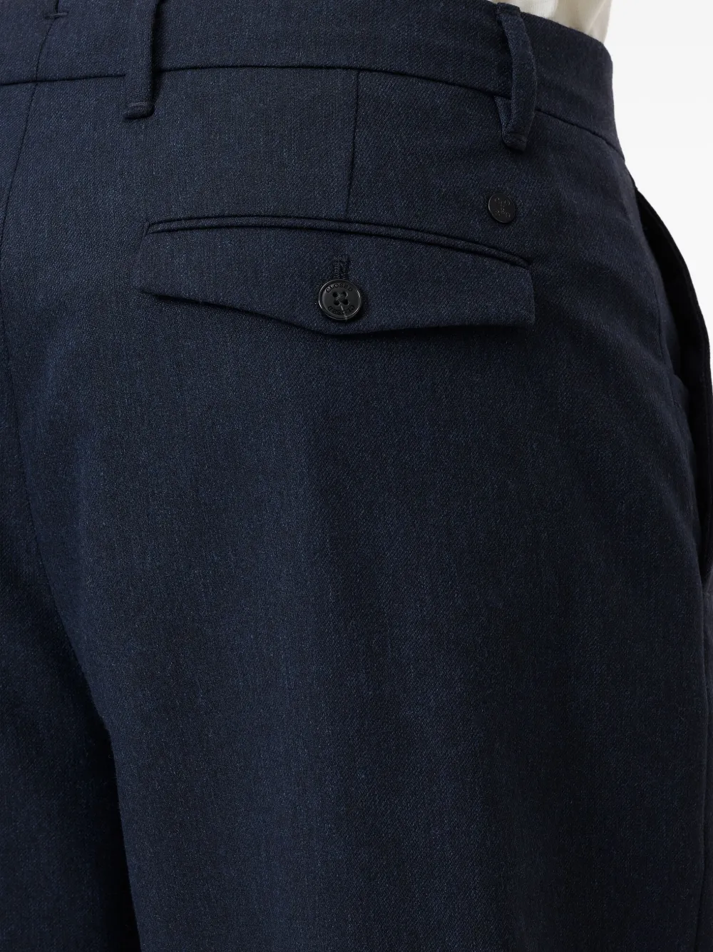 Closed Wollen broek Blauw