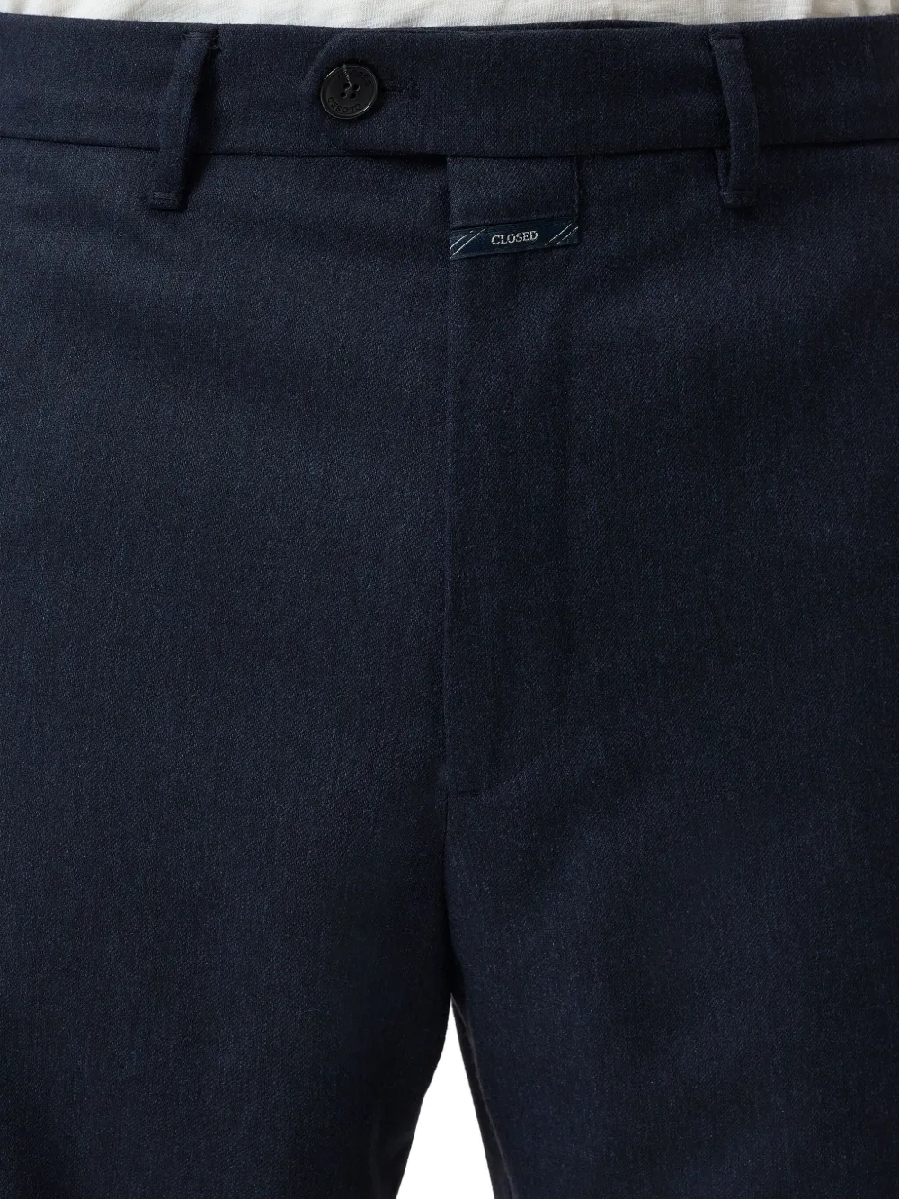 Closed Wollen broek Blauw