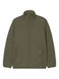 Closed quilted-puffer jacket - Green