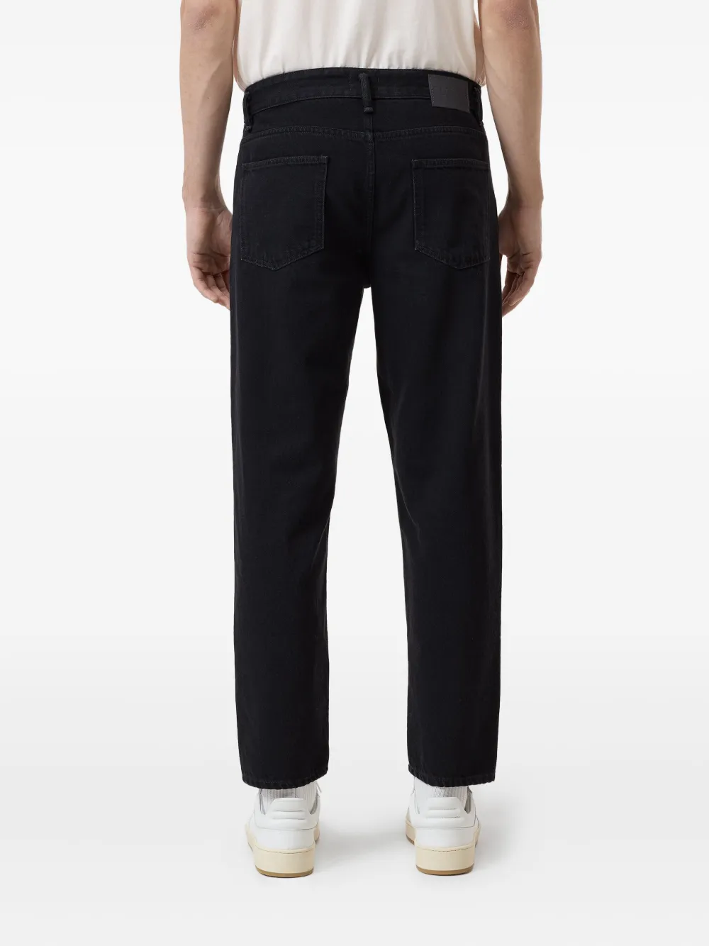 Closed Jeans met toelopende pijpen Zwart