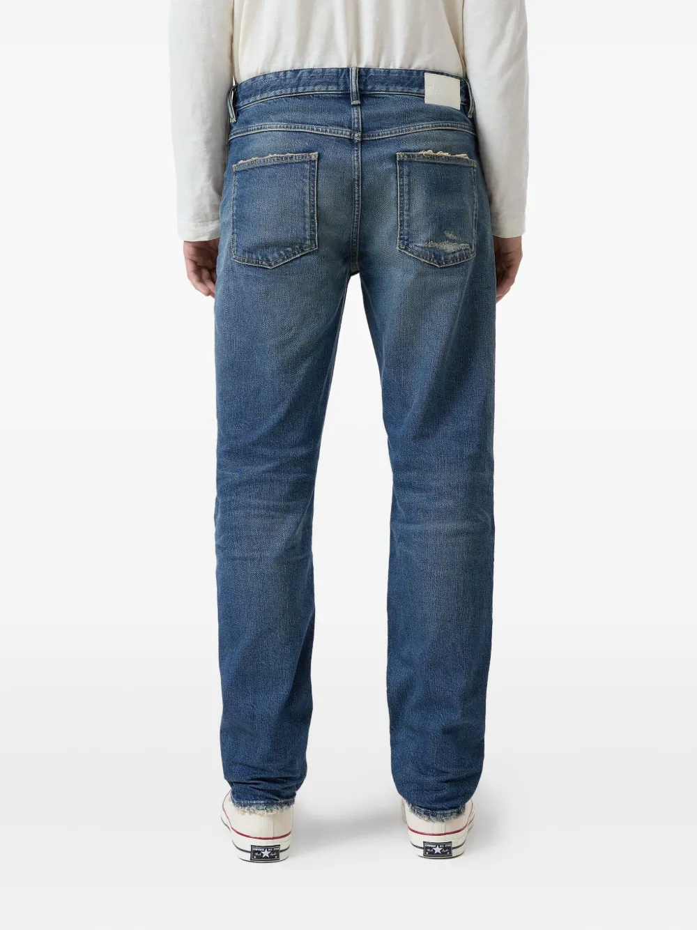 Closed Cooper True jeans met vervaagd effect Blauw