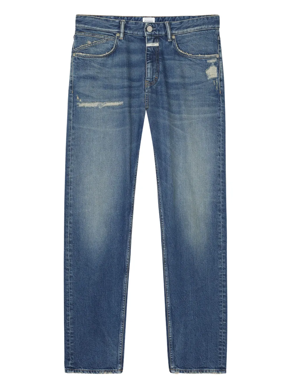 Closed Cooper True jeans met vervaagd effect Blauw