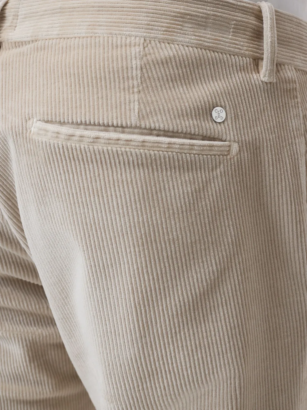 Closed Clifton Corduroy Trousers In White