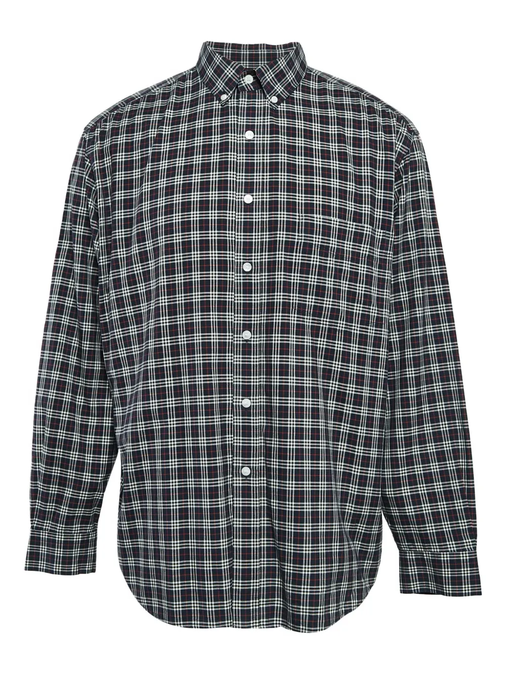 Burberry Pre-Owned 2024 plaid cotton shirt | Blue | Image 1
