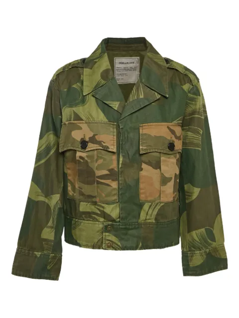 Zadig&Voltaire 1997 camouflage linen jacket
