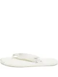Fendi Pre-Owned rubber flat sandals - White