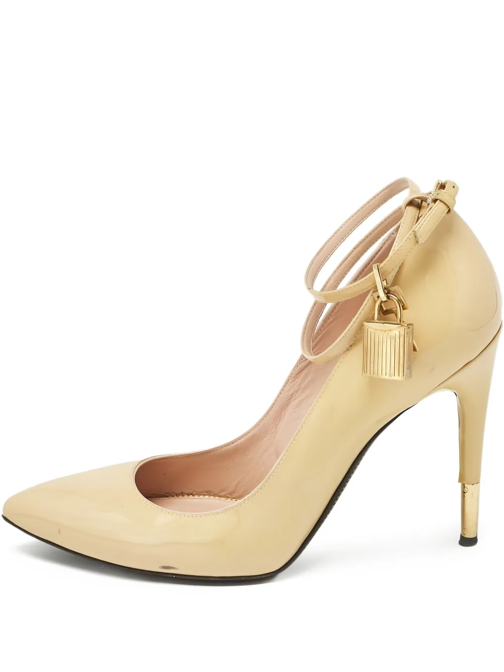 Tom Ford Vintage Pumps aus Lackleder 100mm - Nude