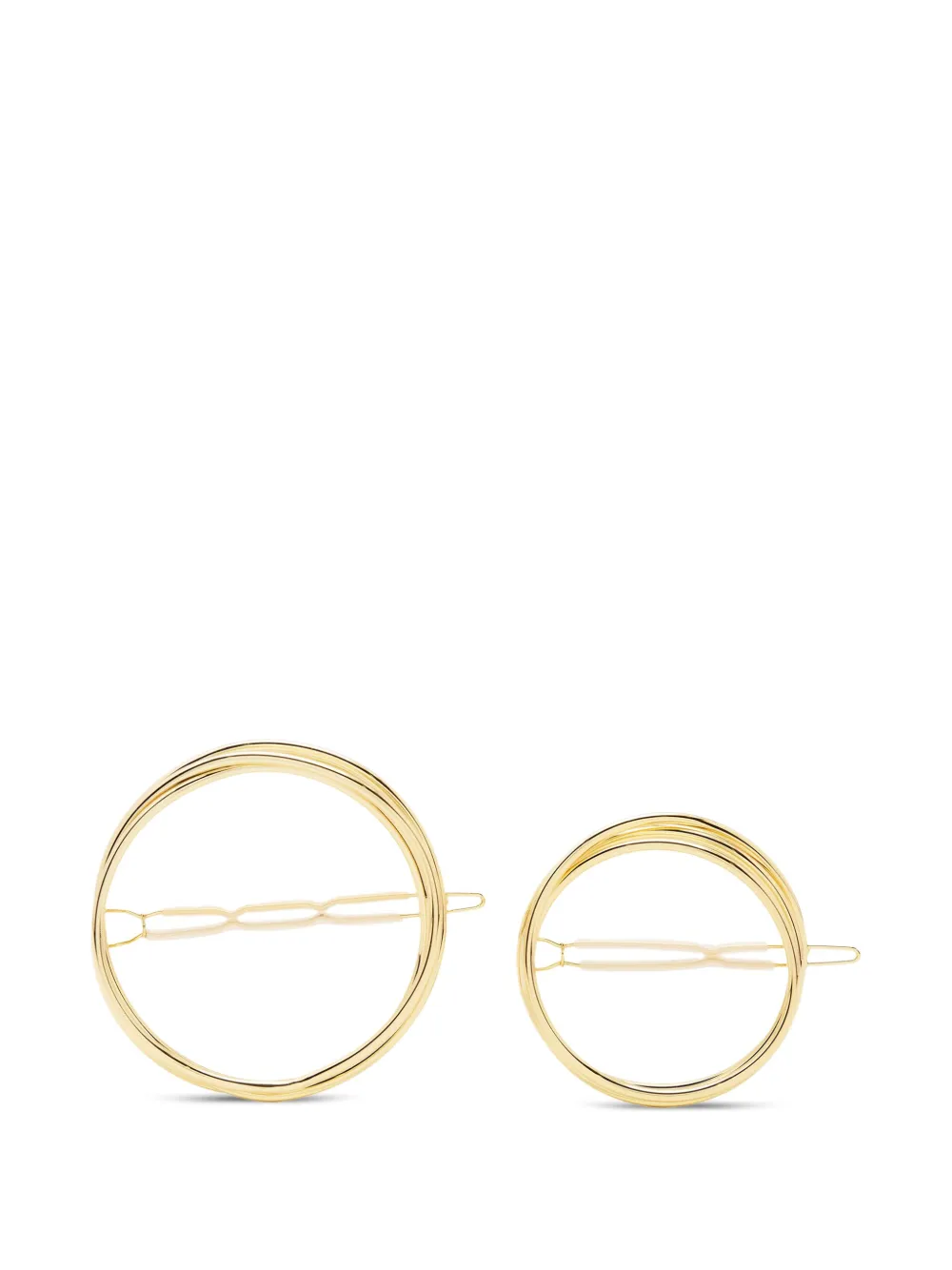 circular hair clips (set of two)