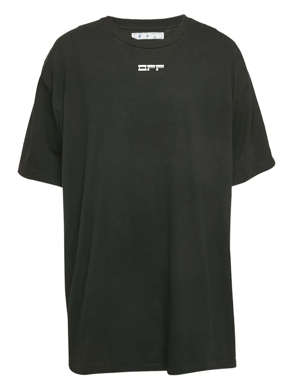Off-White Pre-Owned graphic-print cotton t-shirt - ブラック Off-White Pre-Owned graphic-print cotton t-shirt - ブラック
