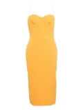 Alex Perry corset-style midi dress - Orange