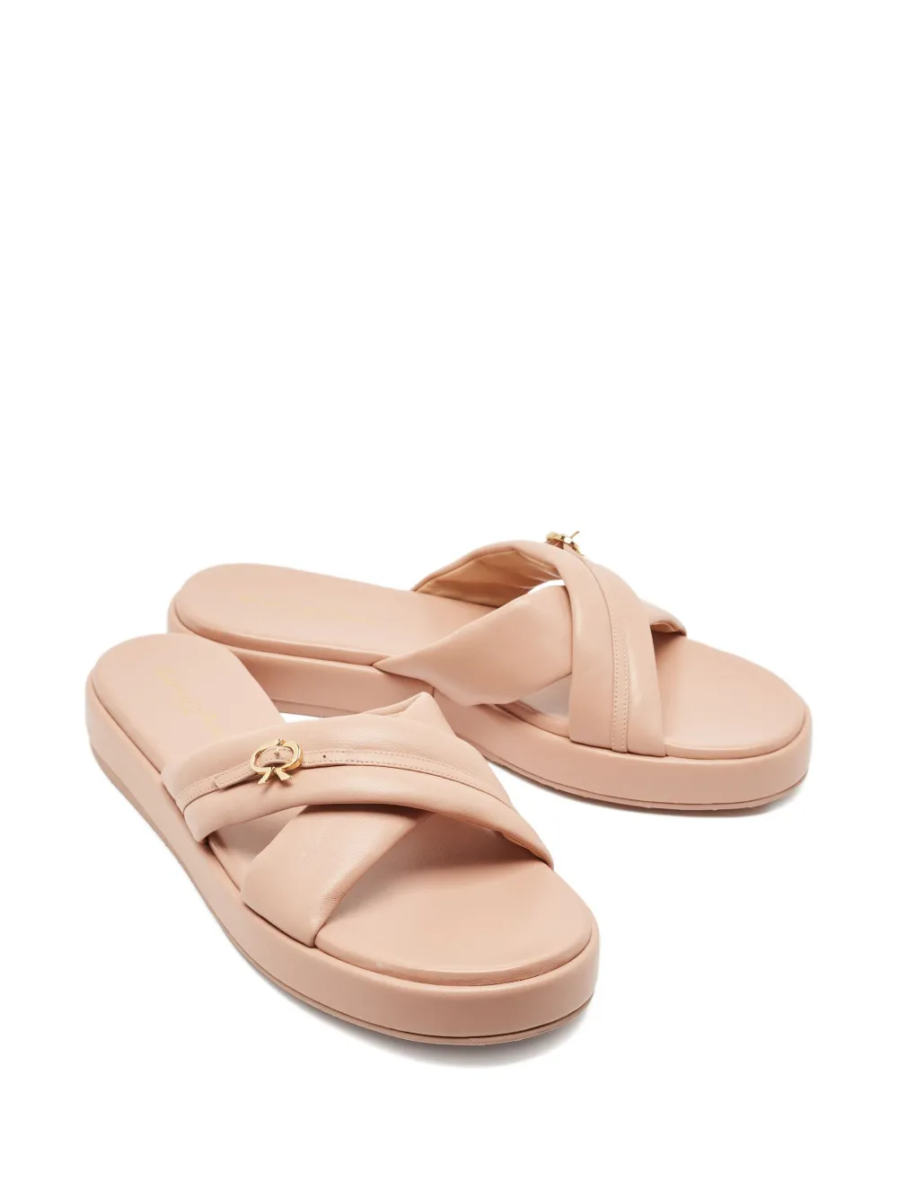 Gianvito Rossi Sandalen met gekruiste bandjes - Roze