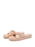 Gianvito Rossi leather cross-strap sandals - Pink