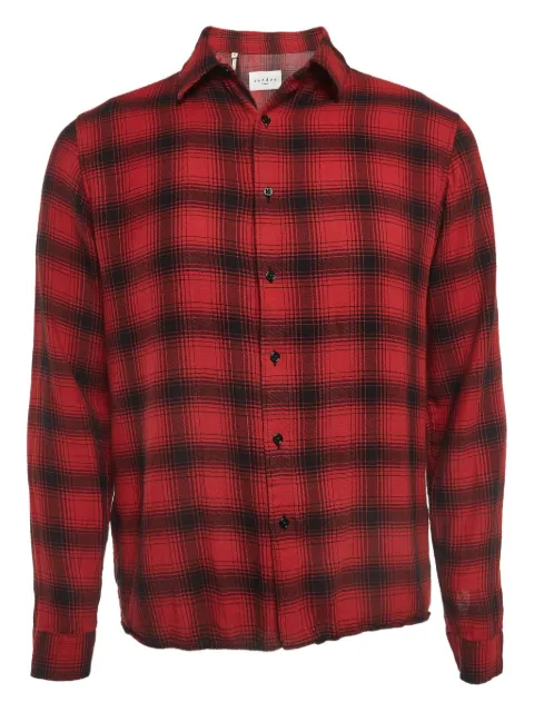 SANDRO plaid cotton shirt