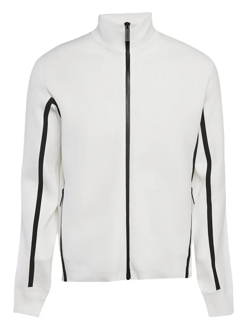 Prada Pre-Owned zip-up panelled sweatshirt | White | Image 1