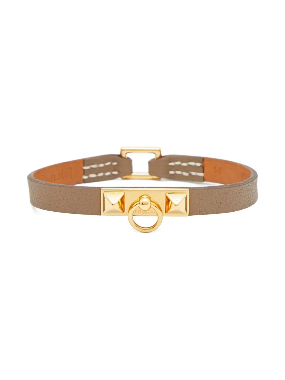 Hermès Pre-Owned Micro Rivale bracelet | Gold | Image 1