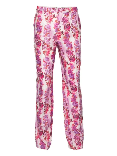 Etro Pre-Owned 2023 floral-print trousers