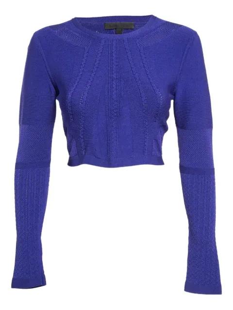 Cushnie cable knit top