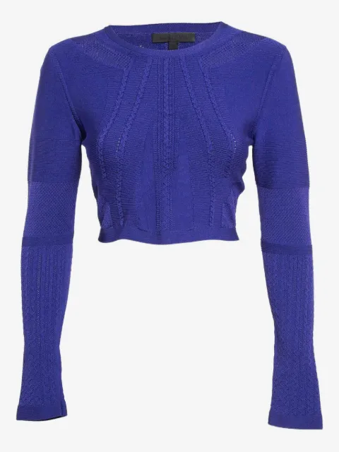 Cushnie cable knit top