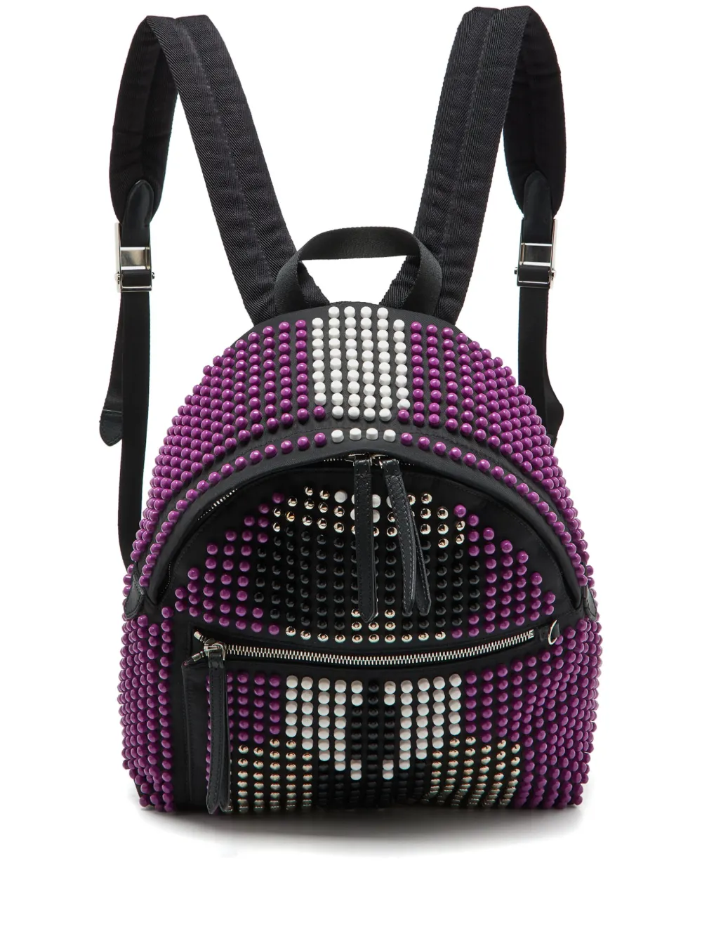 Fendi Pre-Owned studded backpack - Nero