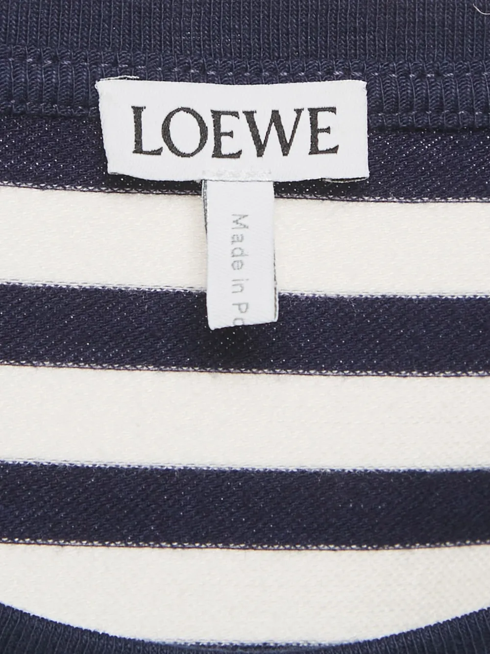 Pre-owned Loewe 2024 Striped T-shirt