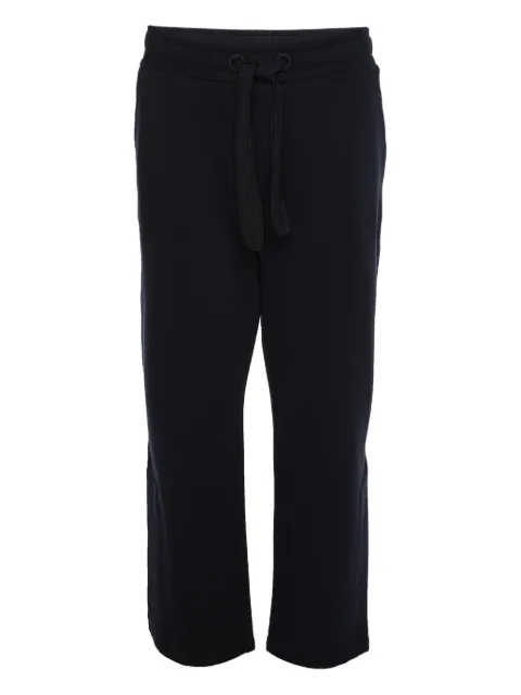 Moncler Vintage drawstring-waist cotton trousers