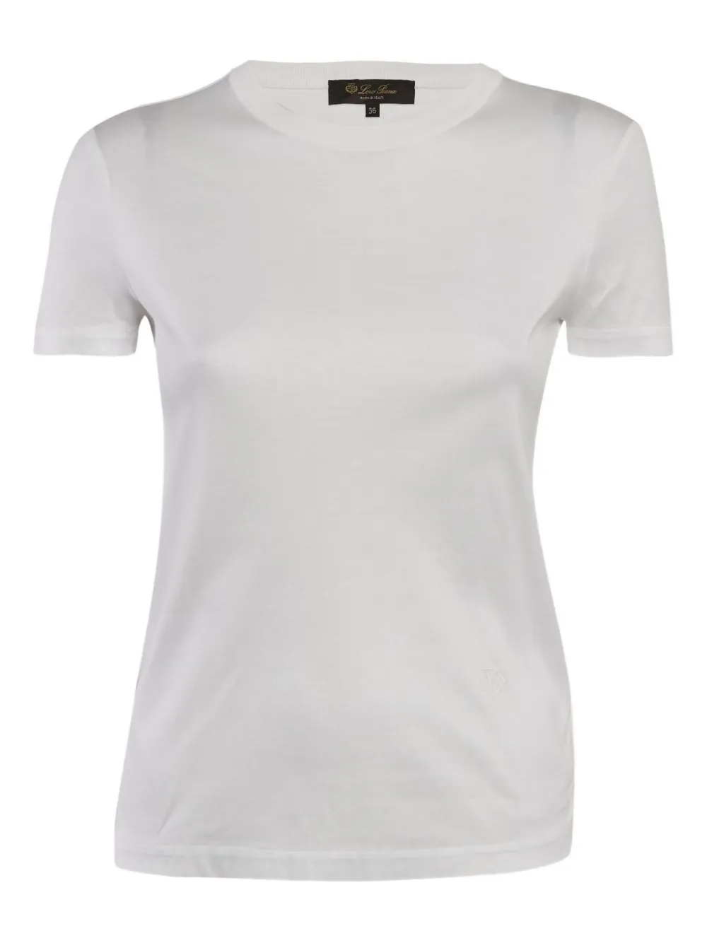 Loro Piana Pre-Owned crew-neck cotton T-shirt | White | Image 1